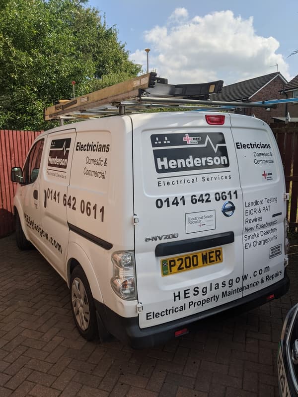 Henderson Electrical Services van